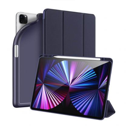 DUX DUCIS Osom TPU Gel Tablet Cover - термополиуретанов (TPU) кейс и поставка за iPad Pro 11 M1 (2021), iPad Pro 11 (2020), iPad Pro 11 (2018) (син)