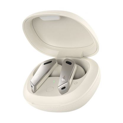 Edifier NB2 Pro True Wireless Active Noise Canceling Earbuds - безжични блутут слушалки с кейс за мобилни устройства (бежав) 