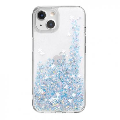 SwitchEasy Starfield Case - дизайнерски хибриден удароустойчив кейс за iPhone 13 (син)