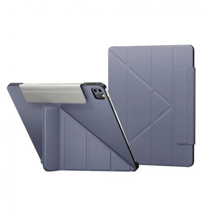 SwitchEasy Origami Case - полиуретанов кейс и поставка за iPad Pro 11 M1 (2021), iPad Pro 11 (2020), iPad Pro 11 (2018), iPad Air 4 (2020) (син)