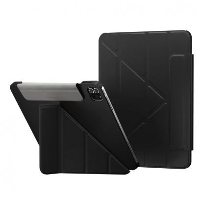 SwitchEasy Origami Case - полиуретанов кейс и поставка за iPad Pro 11 M1 (2021), iPad Pro 11 (2020), iPad Pro 11 (2018), iPad Air 4 (2020) (черен)