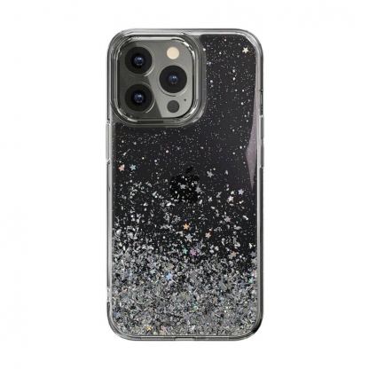 SwitchEasy Starfield Case - дизайнерски хибриден удароустойчив кейс за iPhone 13 Pro (прозрачен) 