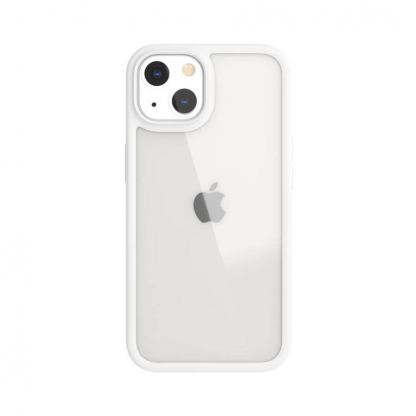 SwitchEasy AERO Plus Case - хибриден удароустойчив кейс за iPhone 13 (бял-прозрачен)