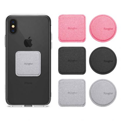 Ringke Magnetic Mount Metal Plate 6pcs. - шест броя метална пластина с кожено покритие за магнитни поставки (различни цветове)