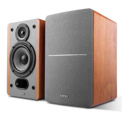 Edifier P12 Passive Bookshelf Speakers - висококачествена 2.0 пасивна аудио система (кафяв)