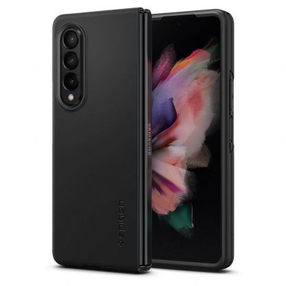 Spigen AirSkin Case - качествен поликарбонатов кейс за Samsung Galaxy Z Fold 3 (черен)
