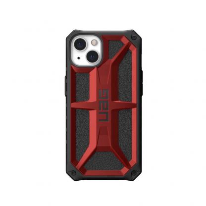 Urban Armor Gear Monarch Case - удароустойчив хибриден кейс за iPhone 13 (червен)