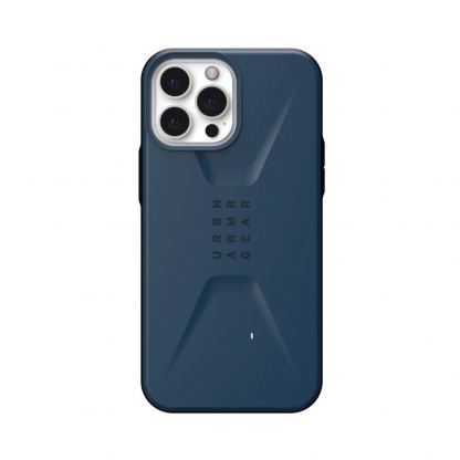 Urban Armor Gear Civilian - удароустойчив хибриден кейс за iPhone 13 Pro Max (тъмносин)