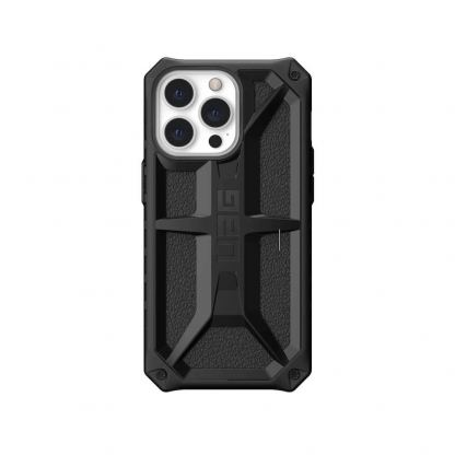Urban Armor Gear Monarch Case - удароустойчив хибриден кейс за iPhone 13 Pro (черен)