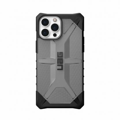 Urban Armor Gear Plasma - удароустойчив хибриден кейс за iPhone 13 Pro Max (черен-прозрачен)