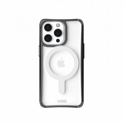 Urban Armor Gear Plyo Case With MagSafe - удароустойчив хибриден кейс с MagSafe за iPhone 13 Pro (черен-прозрачен)