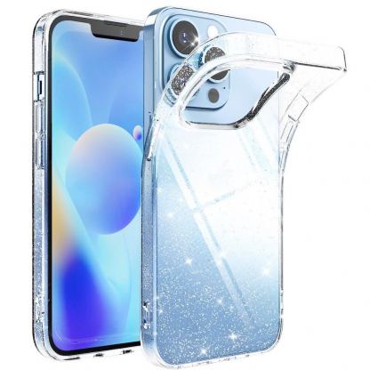 Ringke Air Glitter Case - силиконов (TPU) калъф за iPhone 13 Pro Max (прозрачен)