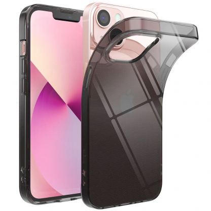 Ringke Air Case - силиконов (TPU) калъф за iPhone 13 (черен-прозрачен)