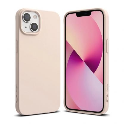 Ringke Air S Case - силиконов (TPU) калъф за iPhone 13 (розов)