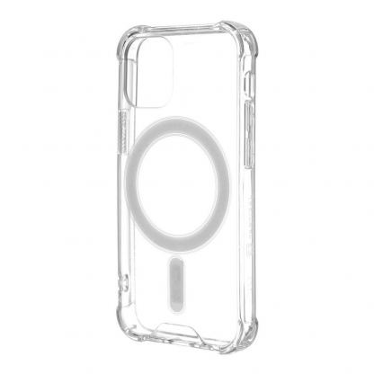 Tactical MagForce Plyo Case - хибриден удароустойчив кейс с MagSafe за iPhone 13 (прозрачен)