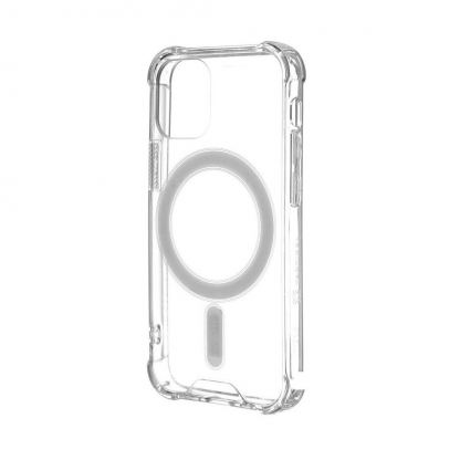 Tactical MagForce Plyo Case - хибриден удароустойчив кейс с MagSafe за iPhone 13 mini (прозрачен)
