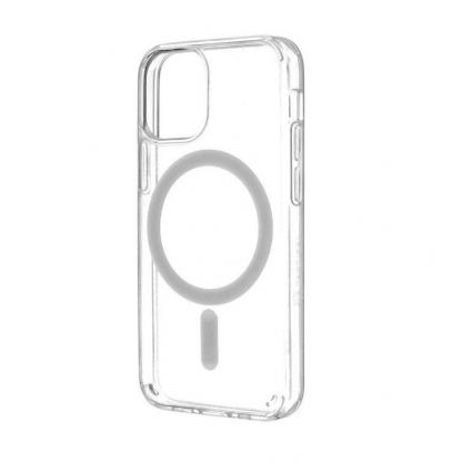 Tactical MagForce Case - хибриден удароустойчив кейс с MagSafe за iPhone 13 mini (прозрачен) 