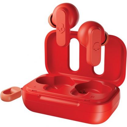 Skullcandy Dime True Wireless Headphones - безжични Bluetooth слушалки (червен) 