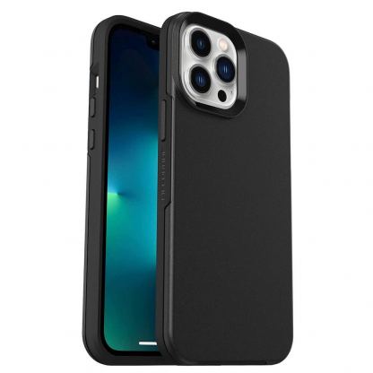 Lifeproof See Case with MagSafe - хибриден удароустойчив кейс с вграден магнитен конектор (MagSafe) за iPhone 13 Pro Max, iPhone 12 Pro Max (черен)