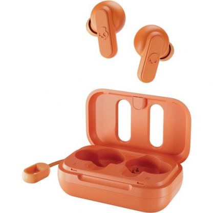 Skullcandy Dime True Wireless Headphones - безжични Bluetooth слушалки (оранжев) 