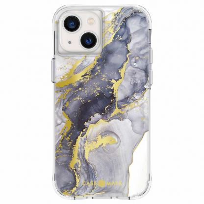 CaseMate Tough Print Case - дизайнерски кейс с висока защита за iPhone 13 mini, iPhone 12 mini (лилав)