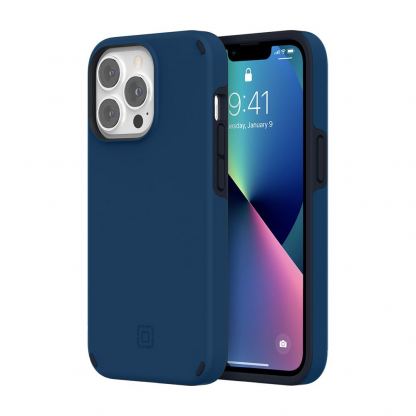 Incipio Duo Case - удароустойчив хибриден кейс за iPhone 13 Pro (тъмносин)