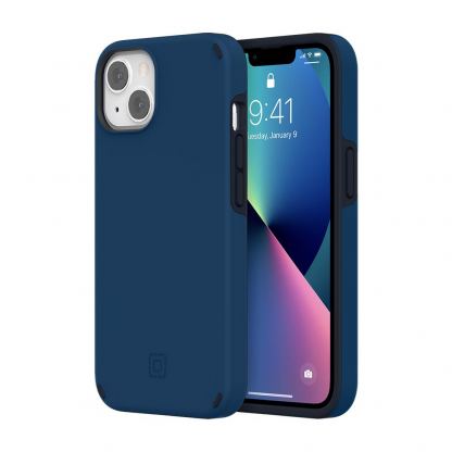 Incipio Duo Case - удароустойчив хибриден кейс за iPhone 13 mini, iPhone 12 mini (тъмносин)