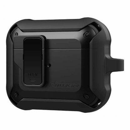 Nillkin Bounce Case AirPods Pro - удароустойчив кейс с карабинер за Apple AirPods Pro (черен)
