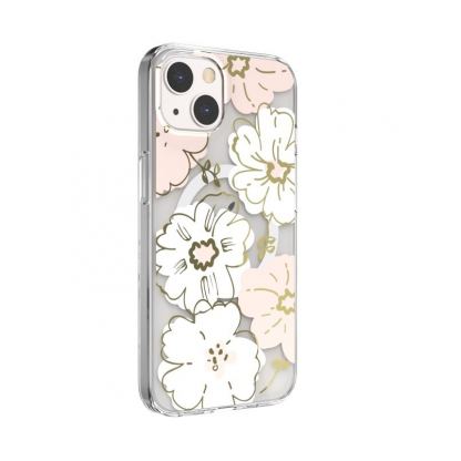 SwitchEasy Maglamour Dawn Case - дизайнерски хибриден удароустойчив кейс с MagSafe за iPhone 13 (прозрачен) 