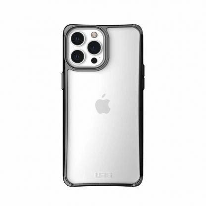 Urban Armor Gear Plyo Case - удароустойчив хибриден кейс за iPhone 13 Pro Max (черен-прозрачен)