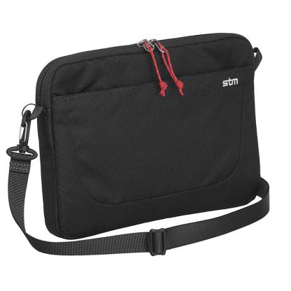 STM Velocity Blazer Sleeve Bag - ударо и водоустойчива текстилна чанта за лаптопи и таблети до 13 инча (черен)