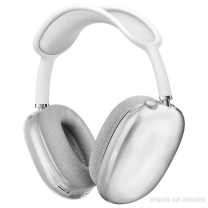 4smarts Soft Case Invisible Slim - силиконови калъфи за Apple AirPods Max (прозрачен)