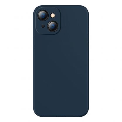 Baseus Liquid Silica Gel Case (ARYT000001) - силиконов (TPU) калъф за iPhone 13 (син)