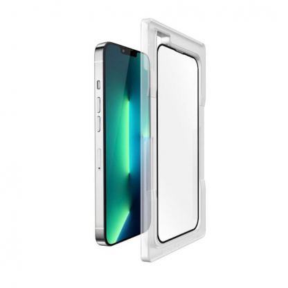 Torrii BodyGlass 3D Full Cover Glass - калено стъклено защитно покритие за целия дисплей на iPhone 13, iPhone 13 Pro (прозрачен-черен)