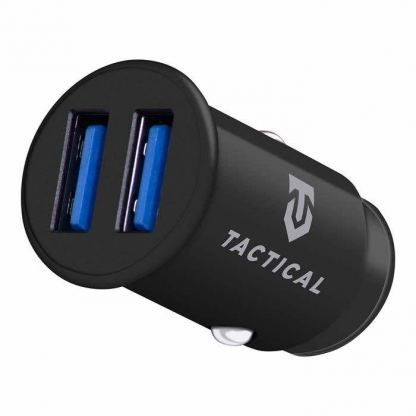 Tactical LZ-337 Dual USB-A Car Charger - зарядно за кола с 2xUSB-A изхода за зареждане на мобилни устройства (черен)