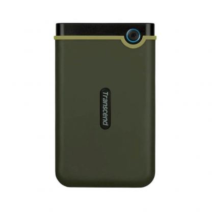 Transcend StoreJet 25M3G Rugged External Hard Drive 1TB - удароустойчив преносим външен диск 1TB (тъмнозелен)