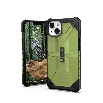 Urban Armor Gear Plasma - удароустойчив хибриден кейс за iPhone 13 (зелен)