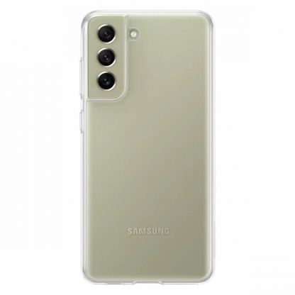 Samsung Protective Clear Cover EF-QG990CTE - оригинален кейс за Samsung Galaxy S21 FE (прозрачен)
