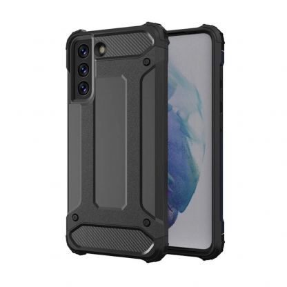 Hybrid Armor Case - хибриден удароустойчив кейс за Samsung Galaxy S21 FE (черен)