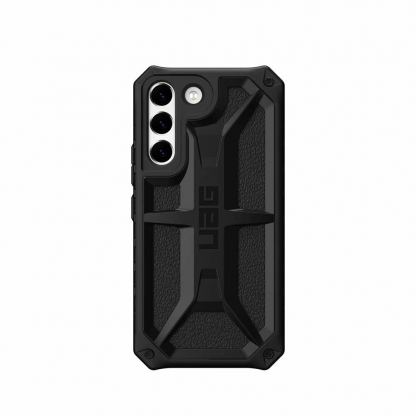 Urban Armor Gear Monarch Case - удароустойчив хибриден кейс за Samsung Galaxy S22 (черен)