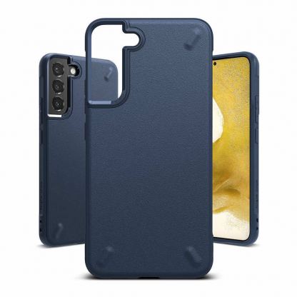 Ringke Onyx Case - силиконов (TPU) калъф за Samsung Galaxy S22 Plus (тъмносин)