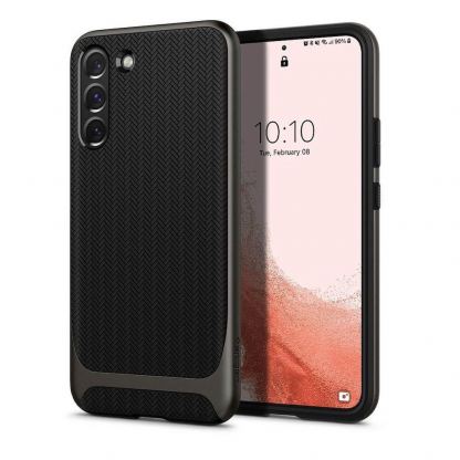 Spigen Neo Hybrid Case - хибриден кейс с висока степен на защита за Samsung Galaxy S22 (сив)