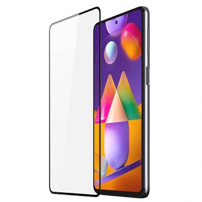 Dux Ducis 3D Case Friendly Full Coveraged Tempered Glass - калено стъклено защитно покритие за целия дисплей на Samsung Galaxy A02s (черен-прозрачен)