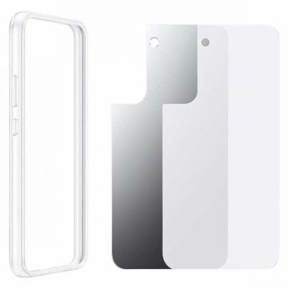 Samsung Frame Cover EF-MS906CTEGWW - оригинален хибриден кейс от две части за Samsung Galaxy S22 Plus (прозрачен)
