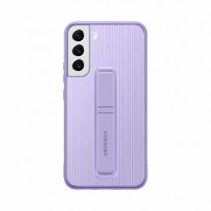 Samsung Protective Standing Cover EF-RS906CVEGWW - оригинален хибриден кейс за Samsung Galaxy S22 Plus (лилав)