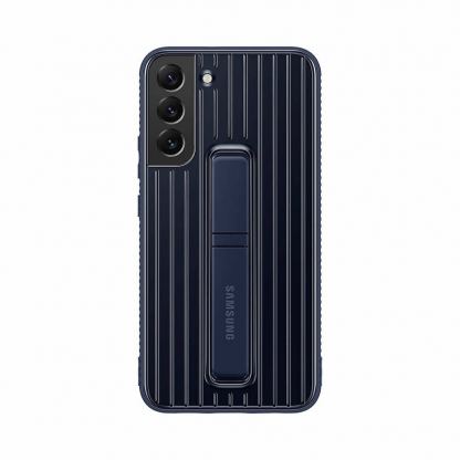 Samsung Protective Standing Cover EF-RS906CNEGWW - оригинален хибриден кейс за Samsung Galaxy S22 Plus (тъмносин)
