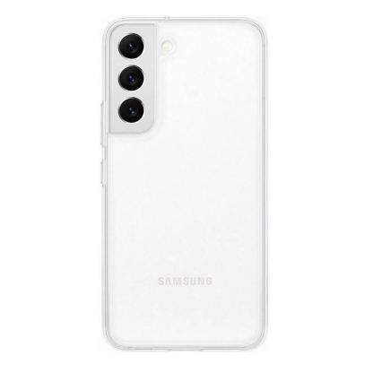 Samsung Protective Clear Cover EF-QS901CTEGWW - оригинален хибриден кейс за Samsung Galaxy S22 (прозрачен)