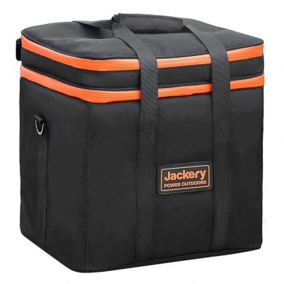 Jackery Explorer 500UK Carrying Case Bag - висококачествена чанта за Jackery Explorer 500 Portable Power Station (черен-оранжев)