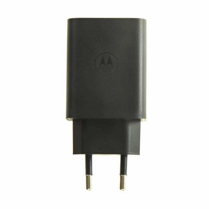 Motorola MC-302 USB-C Fast Charger 30W - захранване за ел. мрежа с USB-C порт и технология за бързо зареждане (черен) (bulk)
