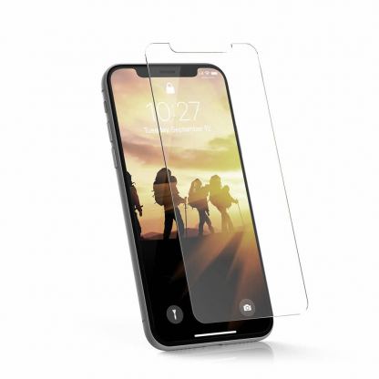 Urban Armor Gear Glass Screen Protector - калено стъклено защитно покритие за дисплея на iPhone 12 Pro Max (прозрачен)